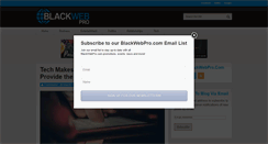 Desktop Screenshot of blackwebpro.com